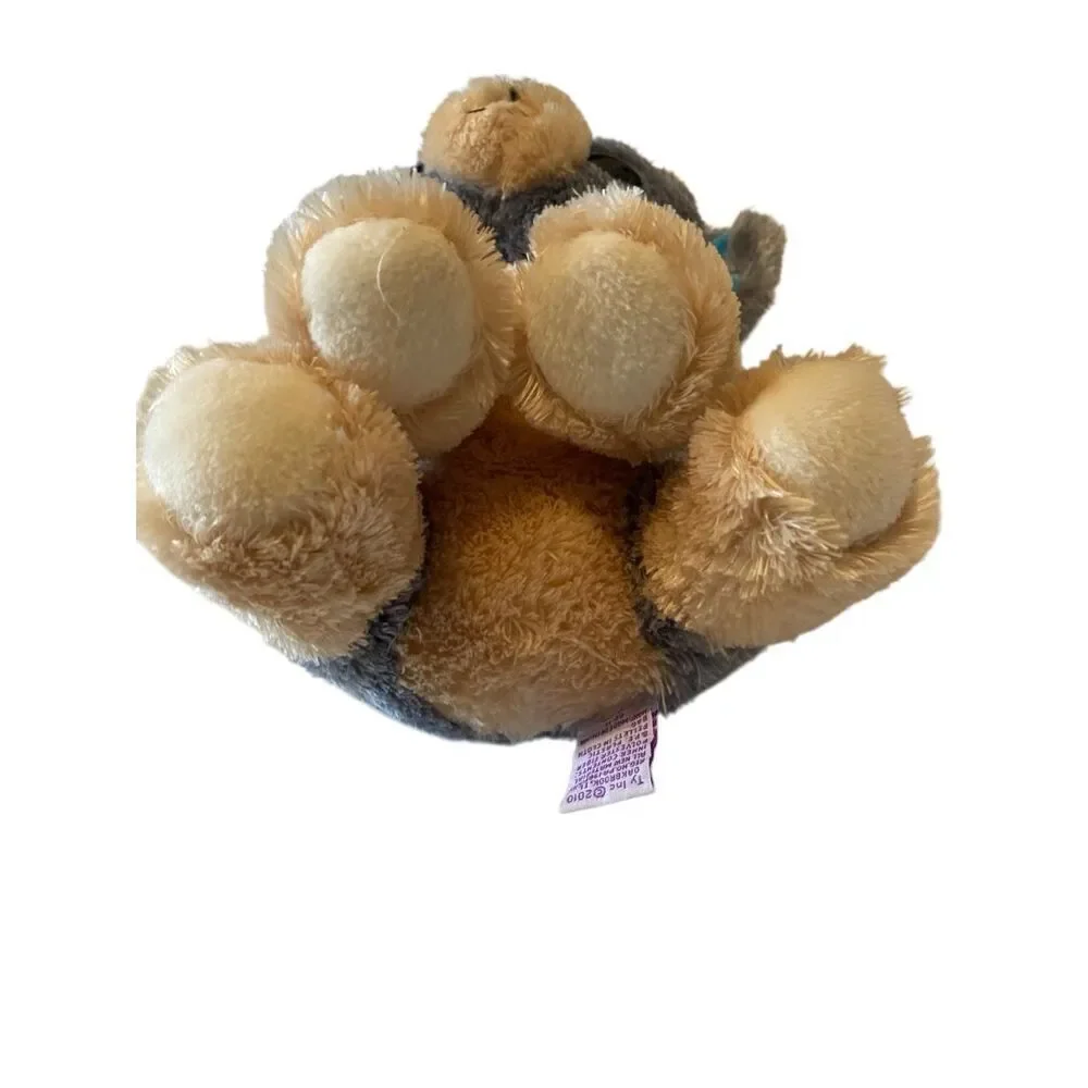 Ty Beanie Boos Scraps The Schnauzer Dog Plush Toy Stuffed Animal 2010